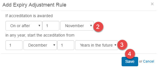 Add rule popup