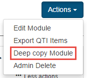 Deep Copy action