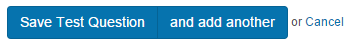 Save Test Question