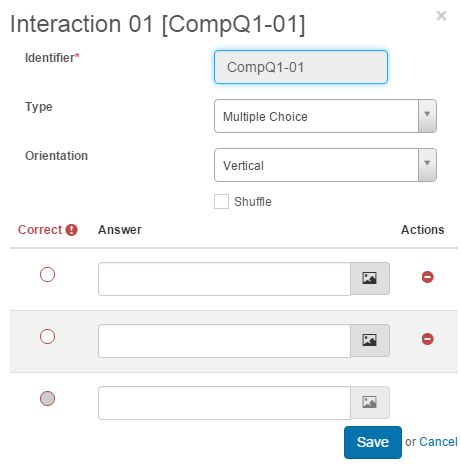 Composite — Question Interactions form