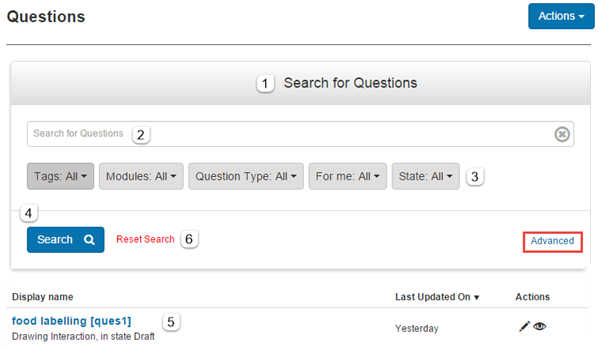 Search for Questions
