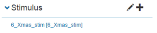Stimulus section