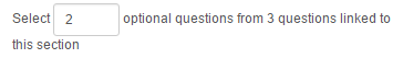 Optional questions