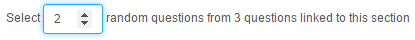 Randomise — selection