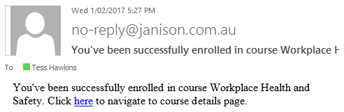 Approval confirmation