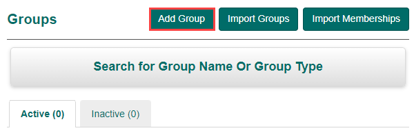Add Group button