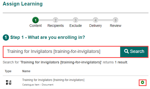 Add training