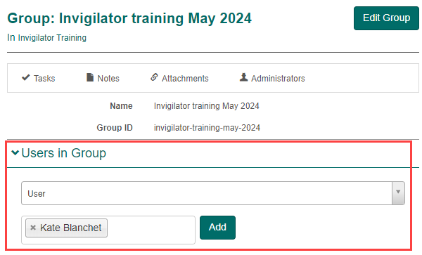 Add existing users