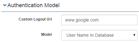 Username in Database model