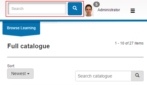 Global Browse Learning search