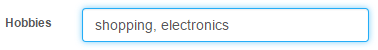 String custom attribute in use