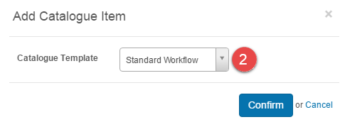 Select Catalogue Template