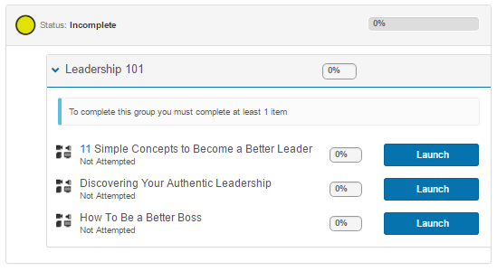 Equivalency group example