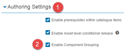 Enable Component Grouping