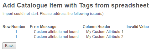 Import errors