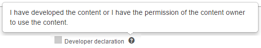 Declaration text