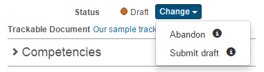 Submit draft
