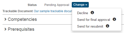 Send for final approval