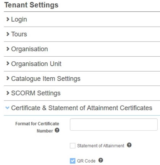 Enable QR codes panel