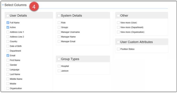 Select Columns