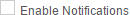 Disable Notifications icon