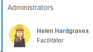 Administrators in right column