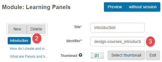 Copy page identifier