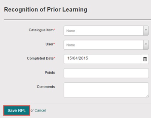 RPL form