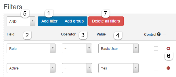 Simple filter form