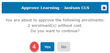 Confirm without cost