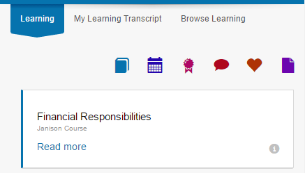 Enrolment in My Learning