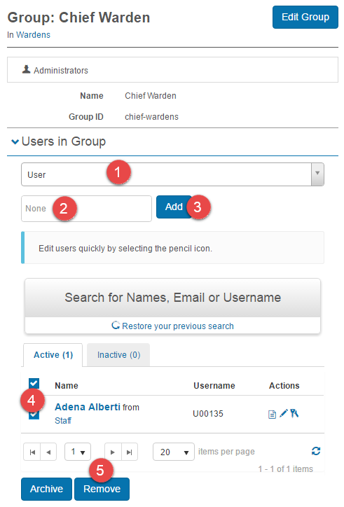 Add membership list