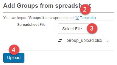 Group import form