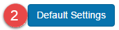 Default settings for HR sync