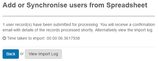 Import submitted feedback with log link