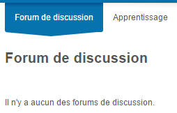 Interface in French