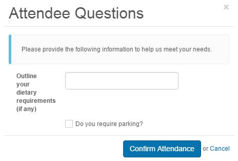 Attendee questions