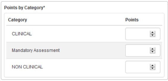 External learning with points