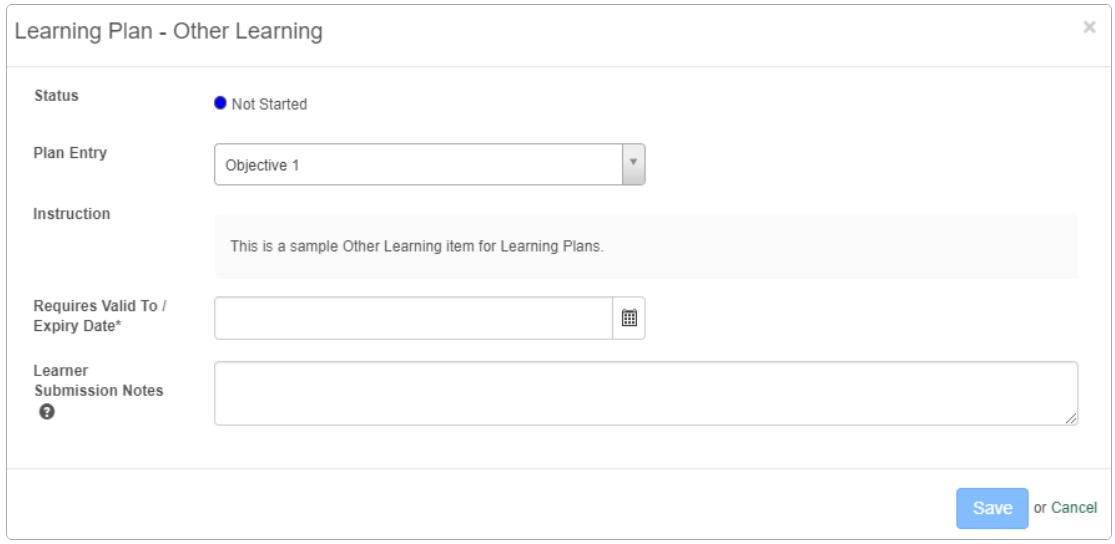 Log external learning
