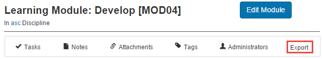 Export Module