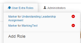 Marker as extra role