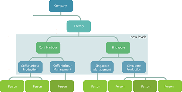 Extended HR hierarchy