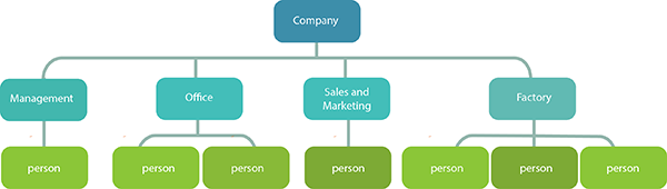 HR diagram of the tiny company