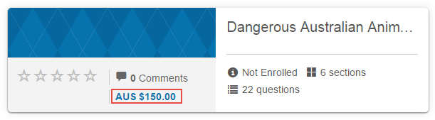 Price on Browse Learning tile