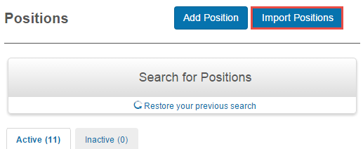 Import Positions button