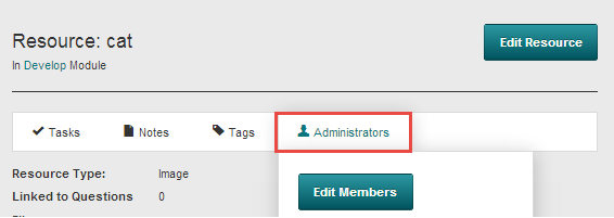 Administrators item