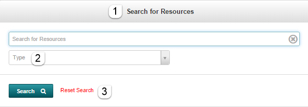 Search for resources