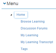 Basic User menu