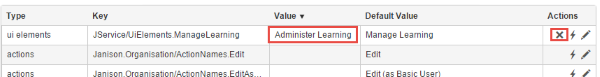 Edited value in list