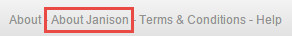 Updated footer